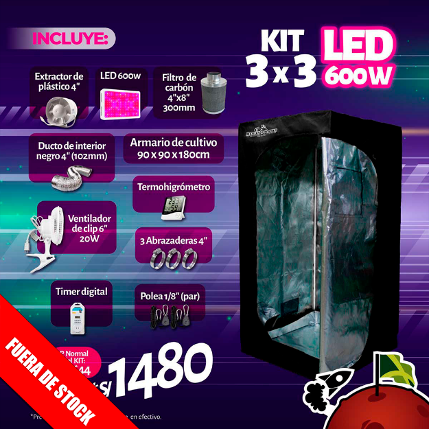 Imagen de KIT 3x3 - LED 600W