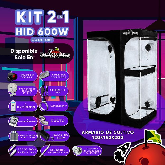 Imagen de KIT 120X150- HID 600w COOLTUBE