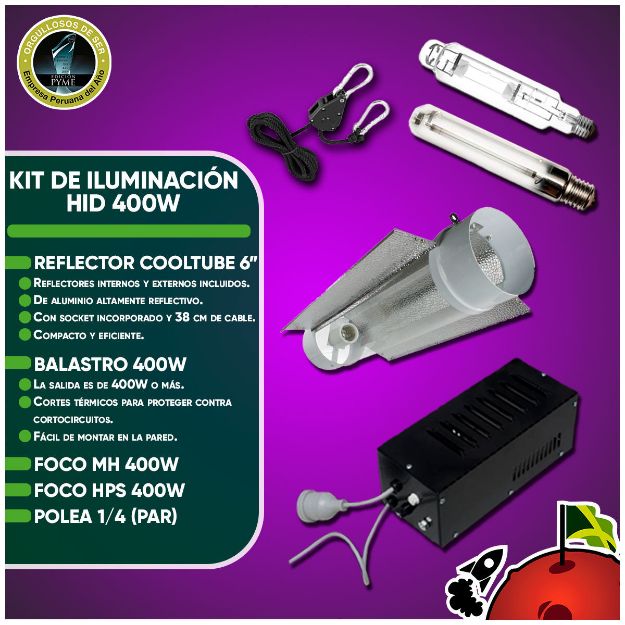 Imagen de KIT DE ILUMINACION HID 400W