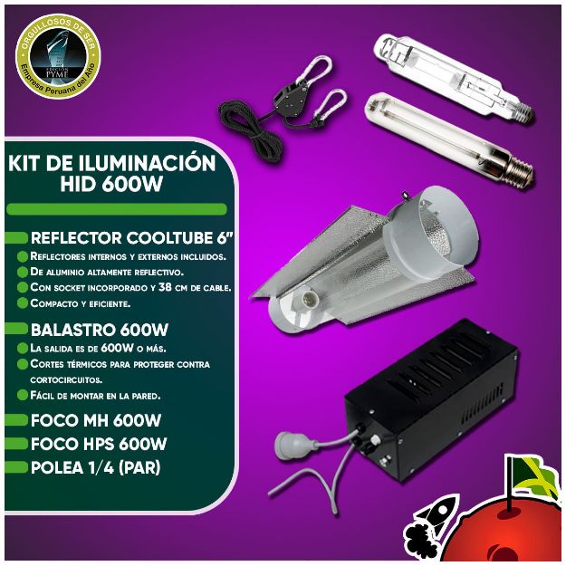 Imagen de KIT DE ILUMINACION HID 600W