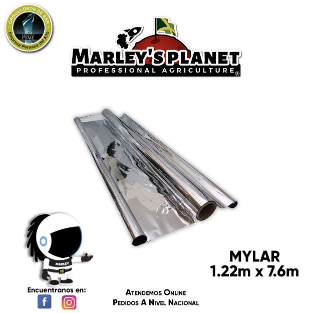 Imagen de Plástico reflectante Mylar 2mm - 1.22 m X 7.6 m