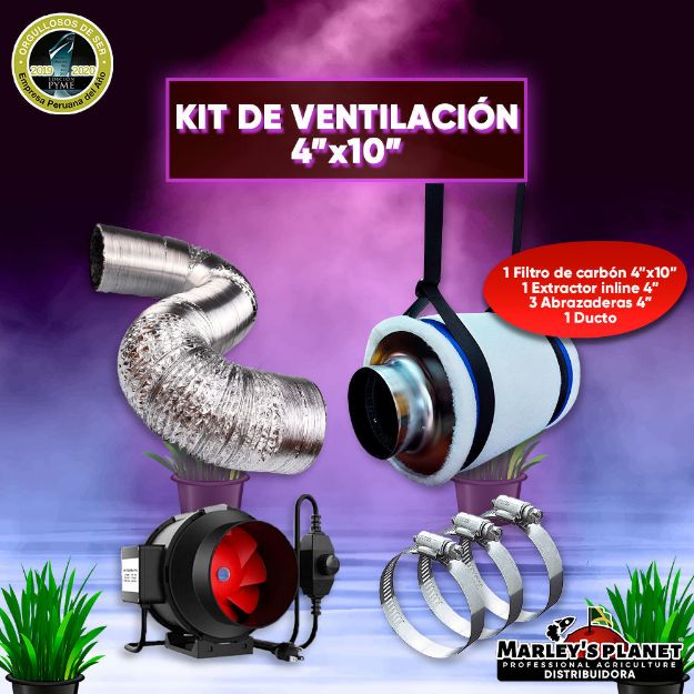 Imagen de KIT DE VENTILACIÓN 4"x10"