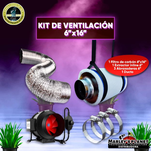 Imagen de KIT DE VENTILACIÓN 6"x16"